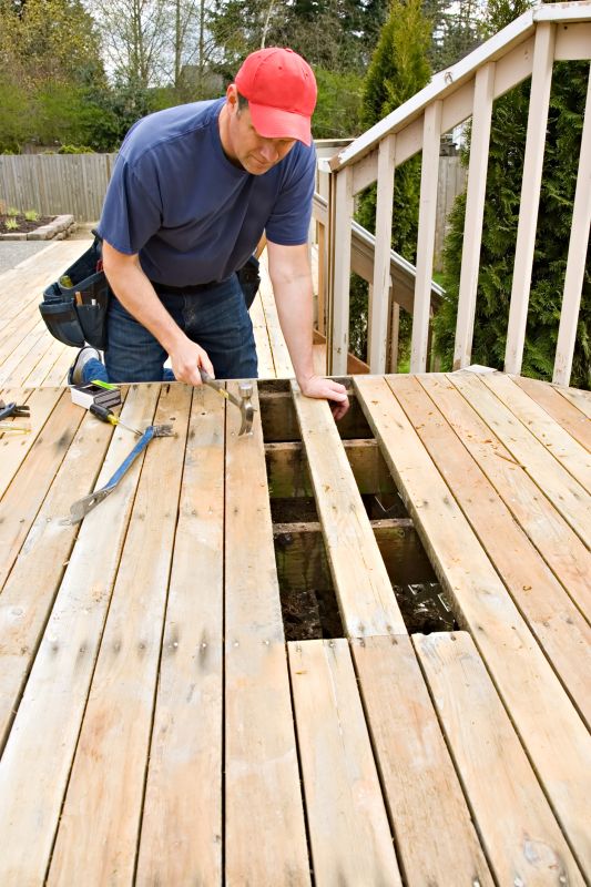 Deck Tile Repair