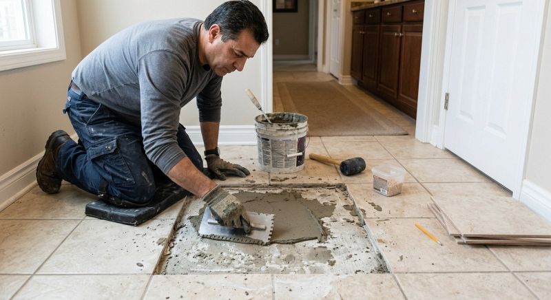 Deck Tile Repair Service